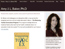 Tablet Screenshot of amyjlbaker.com
